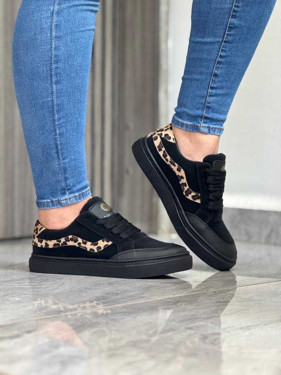 CASUAL DAMA PRINT NEGRO